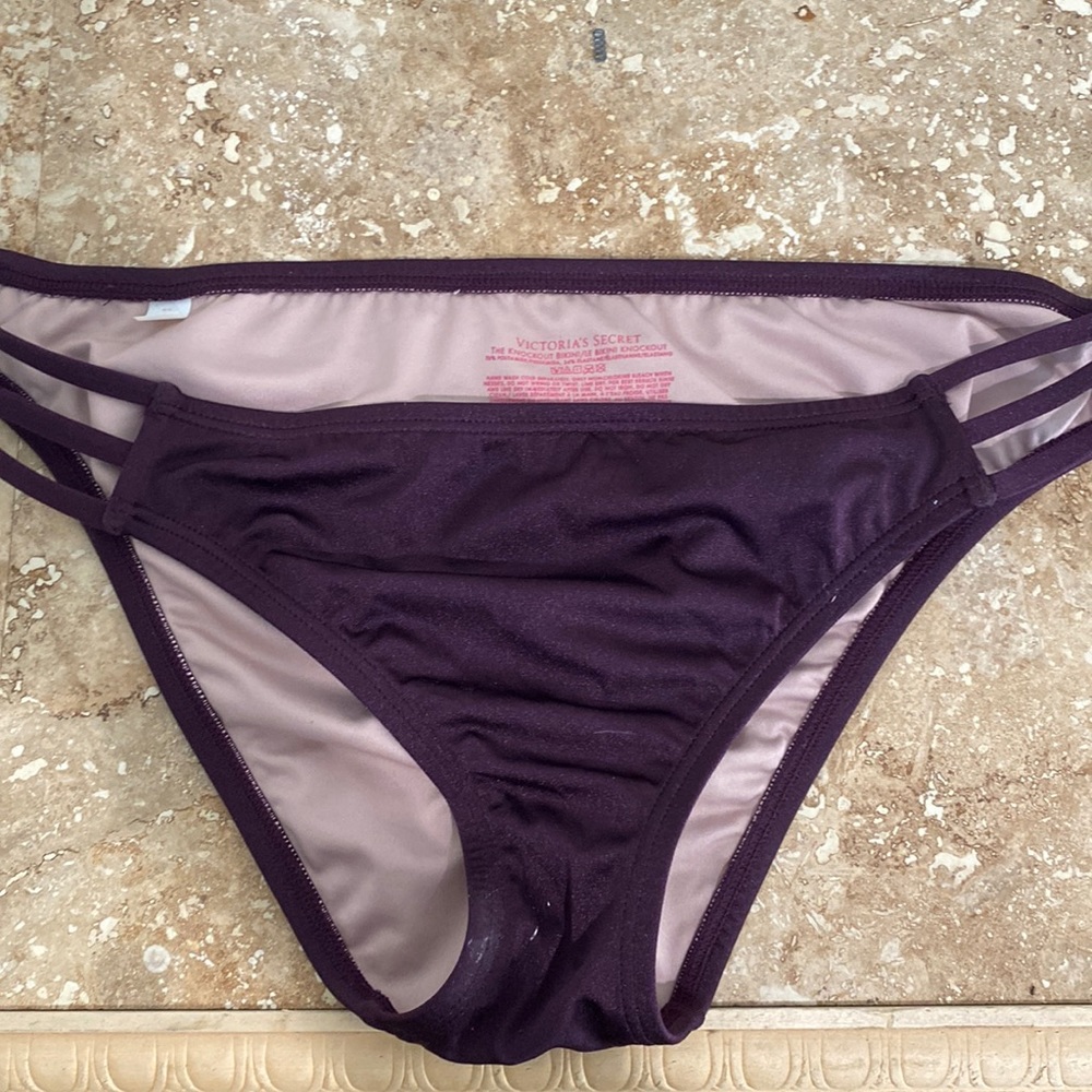Purple bikini bottoms